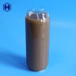 Cold Coffee Fill 16 OZ Plastic Soda Cans With Screen Printing