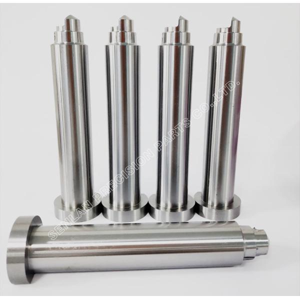 H13 Material Core Inserts for Plastic Mould Parts with 48-52HRC Hardness and +/-0.005mm Concentricity