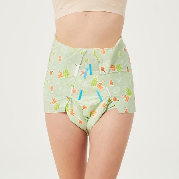 Super Absorbent ABDL Adult Baby Diaper with Dry Surface and Soft Breathable