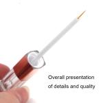 Square Acrylic 3ML Clear Empty Liquid Eyeliner Bottle 13*120MM