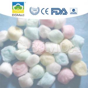 Wholesale Disposable Medical Absorbent 2g Coloured 100% Pure Sterile Cotton Balls from china suppliers