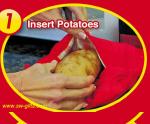 NEW Red Washable Cooker Bag Baked Potato Microwave Cooking Potato Quick Fast