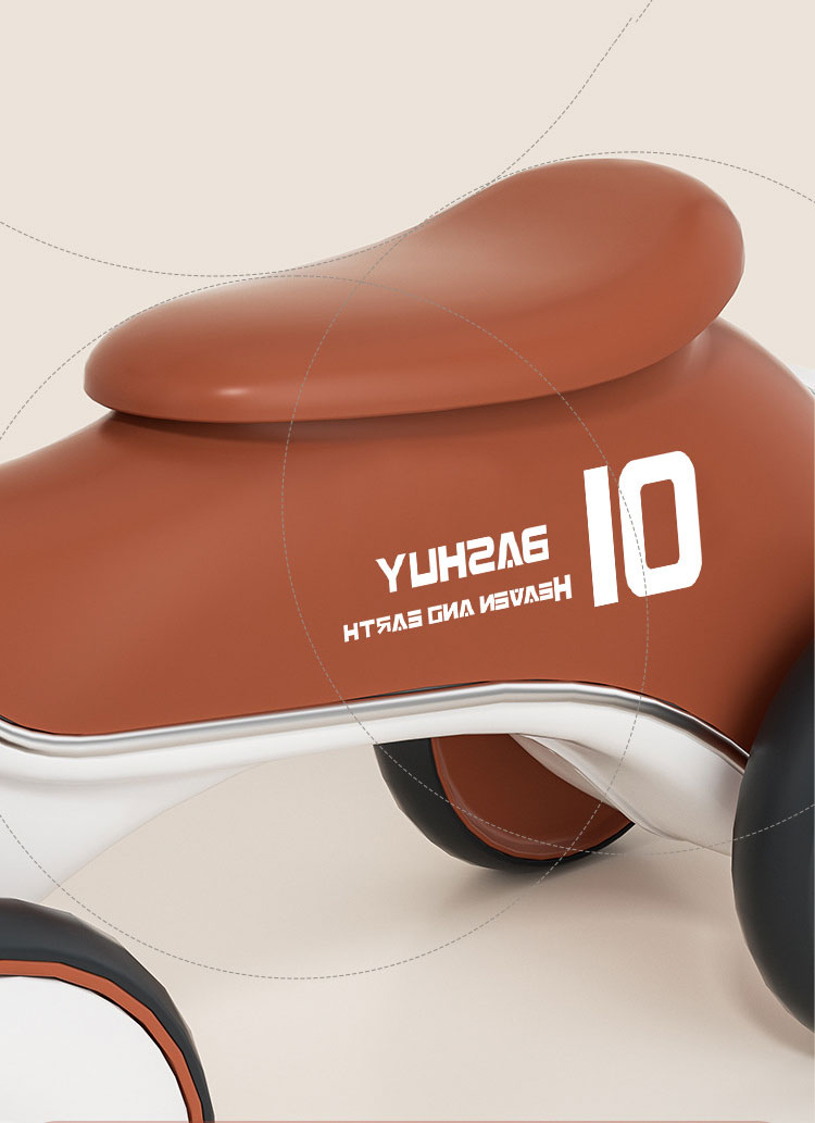Basic Seat Type Children's Scooter Twisted Car Toy for 1-3 Year Old Baby Walking Aid