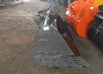 Heavy Duty Excavator Rock Bucket 1300 mm Wide With Hardox Material