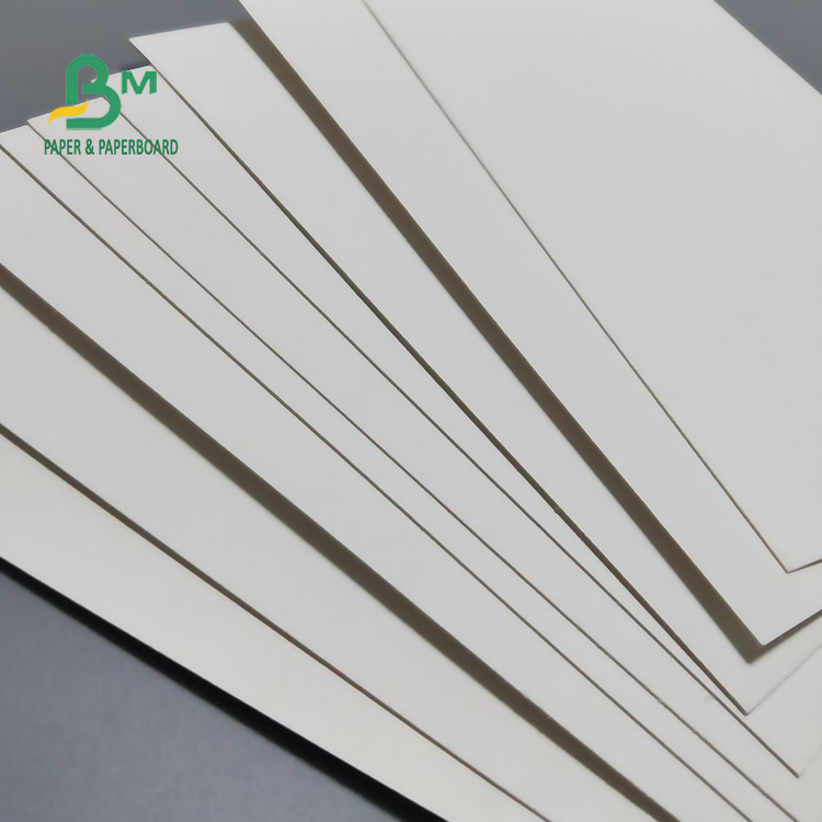 High Absorbent Uncoated Paper Coaster Board White Natural White 1.0mm - 1.6mm