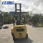 Hydraulic Transmission 4 Ton Forklift Truck Diesel Power Unit With Three Mast