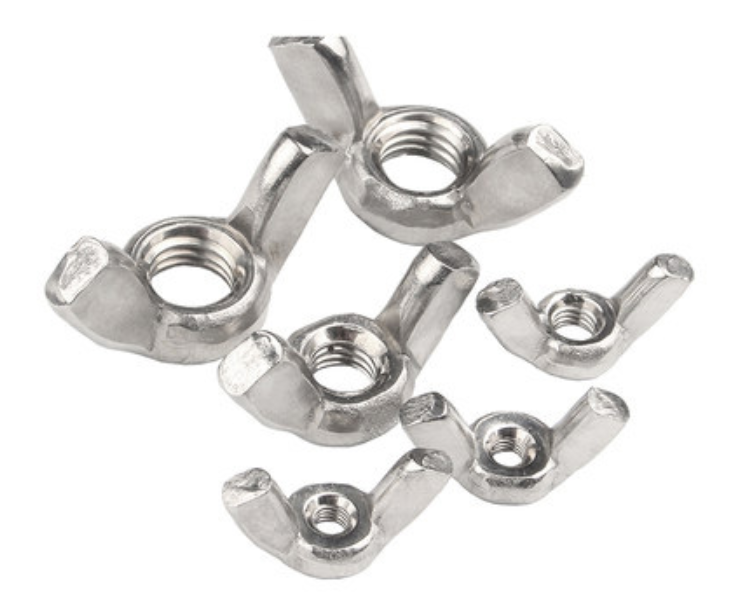 304 Stainless Steel Wing Nuts DIN 315 Precision Casting DIN315 Wing Nuts Butterfly Nut