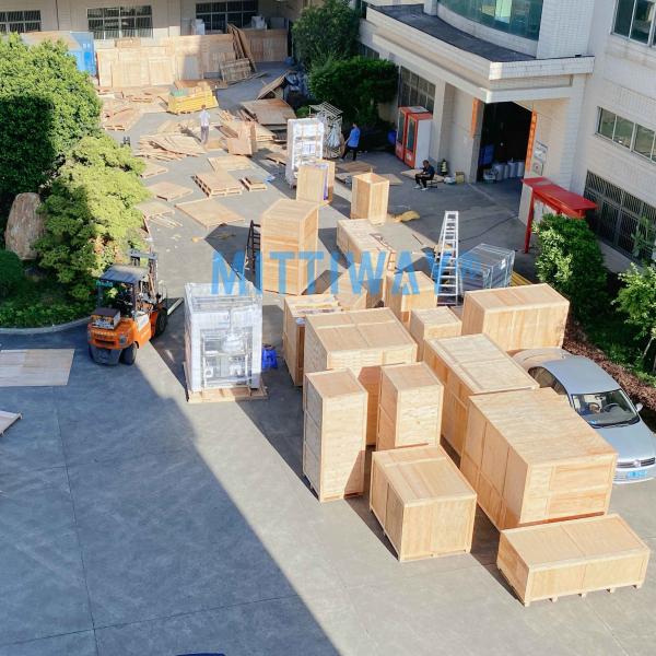 Fruit Tray Corrugated Box Folding Machine Hot Melt Gluing Forming