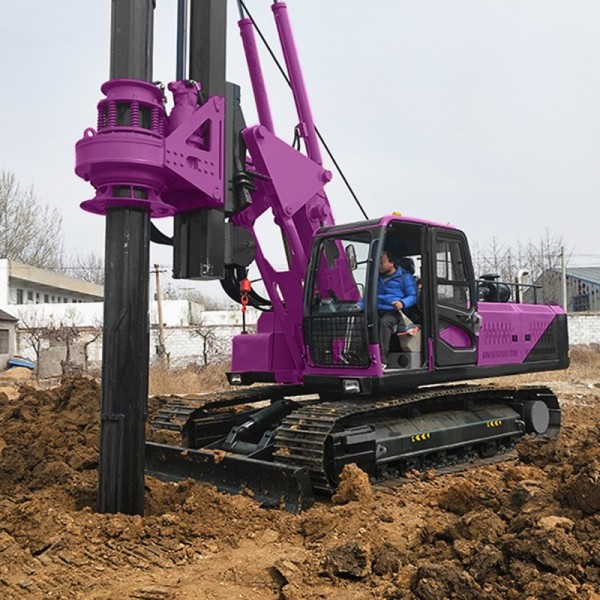 Small Rotary Drilling Rig Building Foundation Construction Depth 15m Auger Borehole Drilling Equipment