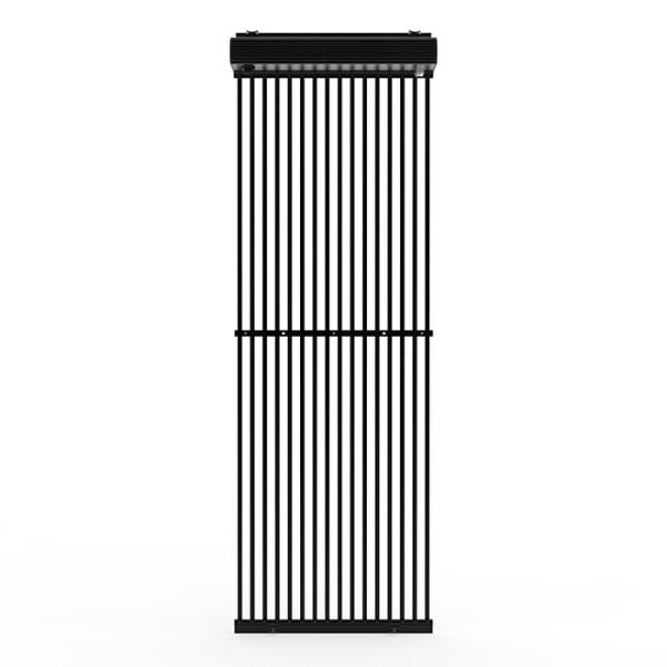 LV 25 Series DIP LED Media Facade Vertical Install Rate High Transparency Glass