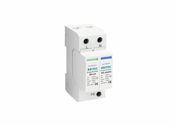 TVSS 150V/275V/320V/385V/440V 40KA Din Rail Power Lightning Protection Surge