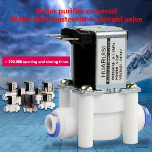 Wholesale DC12v 24v Water Purifier Inlet Valve 2 Points 3 Points General Purpose Solenoid Valve from china suppliers