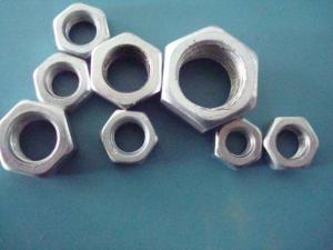 Wholesale High Accuracy Hot Dipped Galvanized Lock Nuts , Hex Jam Nut Agricultural Machinery Applied from china suppliers