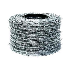 Wholesale Convenient Construction Metal Security Mesh Galvanized Barbed Wire Silver Color from china suppliers
