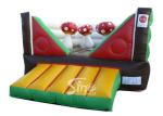 Commercial Indoor Kids Mushroom Bouncy Castle Made With 0.55mm Pvc Tarpaulin