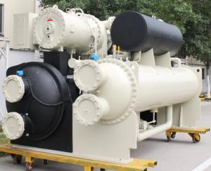 China 1793kW - 2690kW Centrifugal Chiller Using Water Cooled Falling Film Evaporator on sale