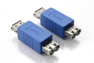 Wholesale Super speed and high quality USB3.0 AF TO AF adapter blue type from china suppliers