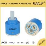 Ceramic 35mm Bathroom Taps Faucet Valve Cartridge Flat Double Seal