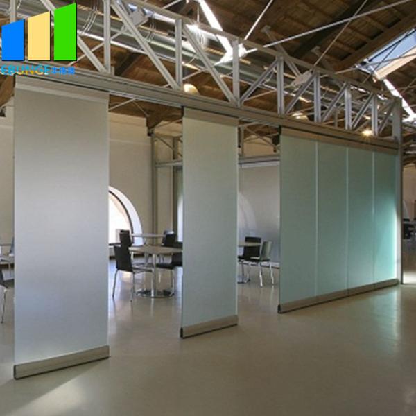 Unframed Glass Doors Sliding Partition Walls Frameless Aluminum Glass Partition