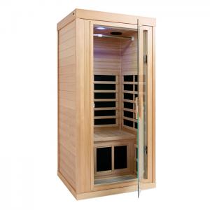 China Wood Infrared Sauna Room One Person For Rejuvenation Infrared Therapy on sale