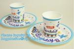 Party Supplies Plate, Cups, Spoons, Fork, Napkins, Dinner Set, Paper And Plastic