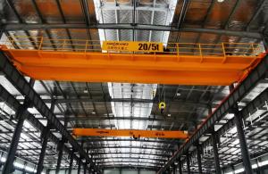 Wholesale Workshop Electric Double Girder Overhead Crane 20 Ton Span 22m from china suppliers