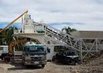 Industrial Mobile Concrete Plant , Automatic Ready Mix Portable Cement Plant