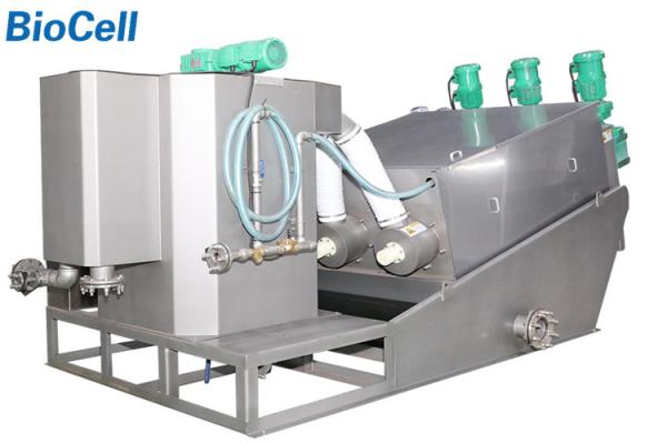 120kg/H Multidisk Screw Press Filter Sludge Dehydration Sewage Treatment Plant