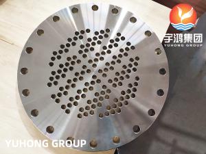 Wholesale STAINLESS STEEL TUBESHEET PLATE MADE ASTM A240 SS316L CUSTOMIZED from china suppliers