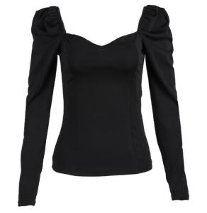 Wholesale Custom Clothing Factory China Women'S Flat Neck Long Sleeve T Shirt Tank Top For Summer from china suppliers