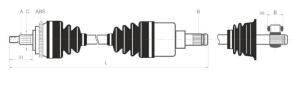 Wholesale Automotive Drive Axle Front Drive Shaft 43420-52310 For Toyota Prius from china suppliers