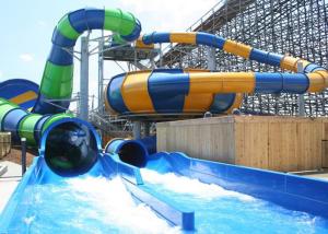 Wholesale Custom Construction , Fiberglass Super Bowl Water Slide For Swimming Pool from china suppliers