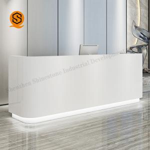 China Extremely Durable Hotel Reception Counter Front Reception Desk on sale