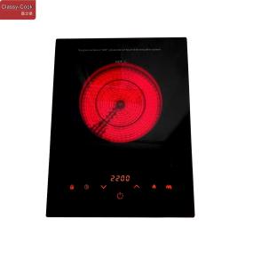 Wholesale Single Burner Touch Control Radiant Ceramic Glass Top Built Ceramic Cooktop from china suppliers