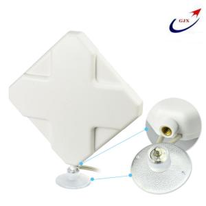 Wholesale 35dBi White Wallhang Antenna SMA Male Connector for 4G LTE Modem WiFi Router Hotspot from china suppliers