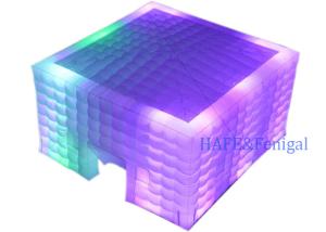 Wholesale Large LED Inflatable Cube Lighting Tent for Party Event Exhibition Display Advertising Business (26.25 x 26.25 x16.5ft) from china suppliers