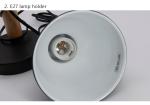 Industrial Retro Black Lampshade plug in wall light (WH-VR-15)