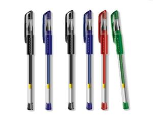 Wholesale classical gel ink pen with rubber grip, cheap price, logo can be printed from china suppliers