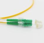Dust Cap Cover Fiber Optic Patch Cord LC Molded Connector PVC LSZH OFNR Jacket
