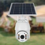 1080P WiFi Battery Security Camera IP65 Waterproof PIR Solar CCTV Camera