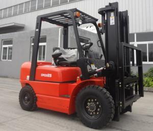 Wholesale Triple Free Mast Type Industrial Diesel Forklift Rearview Mirror with Backup Alarm from china suppliers