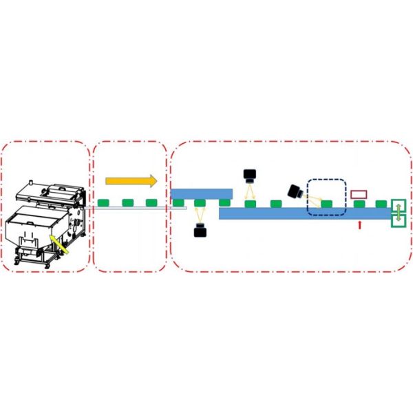 AI Based Mineral Water Cap Optical Vision Sorting Machine with Feeding Device