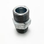 Male thread water plumbing galvanized pipe connect equal hex pipe nipple