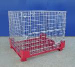 Powder Coated Collapsible Wire Container Rust Resistant Long Life Span