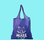 Reusable supermarket Grocery carrying bag 190T polyester Recycled Nylon bag Eco