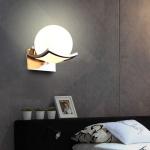 Unique Creative Metal Glass Ball Wall Lamp Led Wall Lights sconce lamp（WH-OR-136