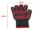 Non Slip Heat Resistant Silicone Bbq Gloves 30 - 36 Cm Custom Pattern