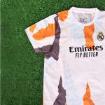 2024-2025 Real Madrid Childrens Training Suit Lightweight Sports Jersey With