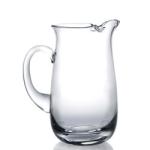 Factory Wholesale High Quality Transparent Glass Picther Water Jar with Handle