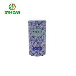 Tea Tin Can Designable European Style Round Tin Cans Boxes For Tea Packaging
